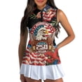 thumbnail image 3 of HUIACONG Workout Tank Tops with Patriotic Eagle Design, Athletic Tops for Golf and Outdoor Training, Half Zip Sleeveless Style, 3 of 7