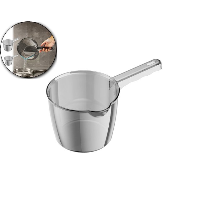 Dvruxg Transparent Plastic Water Spoon, Kitchen Measuring Ladle, Multifunctional Cooking Utensil for Household Liquid Portioning and Plant Care Tasks