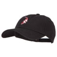 thumbnail image 2 of Koi Embroidered Unconstructed Cap - Black OSFM, 2 of 5
