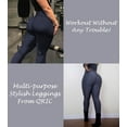 thumbnail image 6 of QRIC Yoga Pants for Women Scrunch Butt Lifting Workout Leggings for Women Tummy Control High Waisted Yoga Pants - Tik Tok Textured Slimming Leggings, 6 of 6