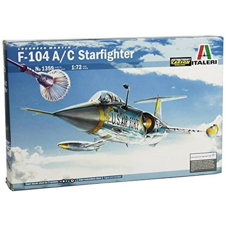 Model Kit - F-104 A/C Starfighter 1/72 - Italeri - BX-A4-6-T48 Multi 