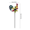 thumbnail image 3 of Outdoor Courtyard Iron Windmill Ornaments Three Story Rotating Garden Home Decor Small Courtyard Villa Decorations, 3 of 5