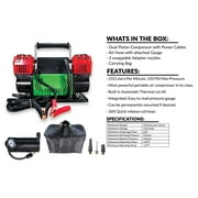 Stop & Go 12 Volt Dual Piston Tire Inflator
