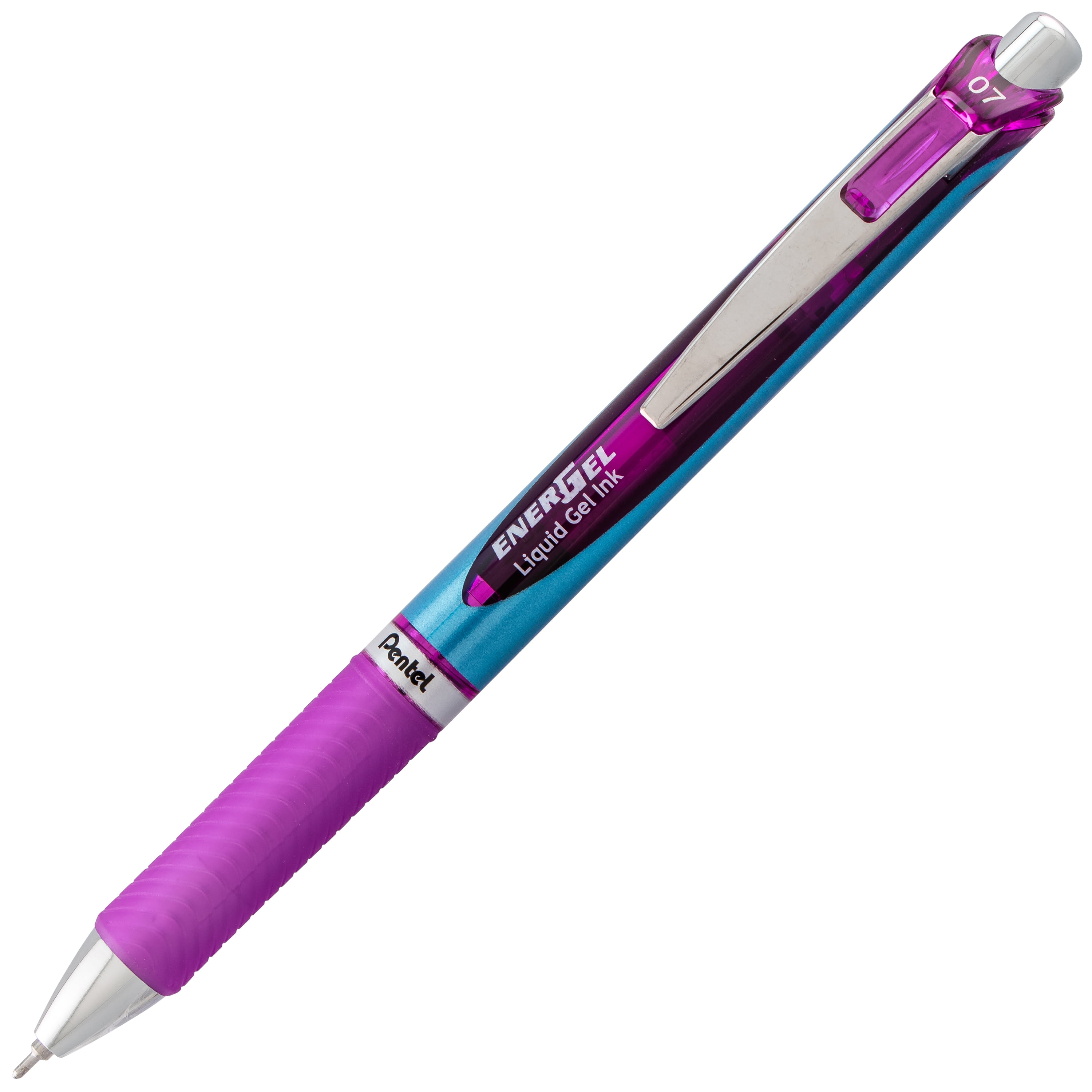 Pentel energel rtx 1ct retractable liquid gel pen violet brickseek