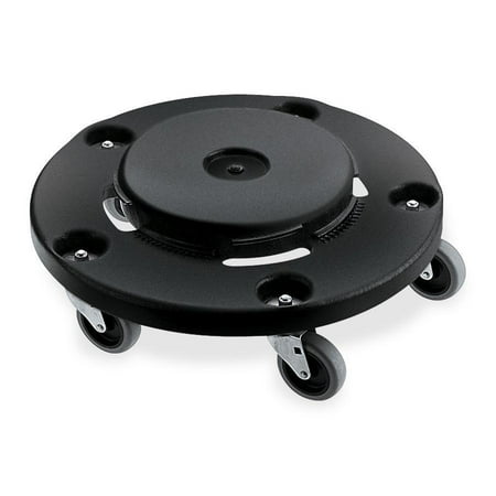 Rubbermaid Commercial, RCP264000BK, BRUTE Dollies, 1 Each, Black