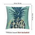 thumbnail image 4 of PIKWEEK Pillow Covers Summer Colorful Fresh Pineapple Tropical Fruit Cotton  Throw Pillow Case Cushion Cover Outdoor Home Couch Decorative Set of 2 Multiple specifications, 4 of 7