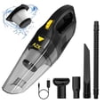 thumbnail image 1 of AHZOLSK AZK Dust Busters Aspiradora de mano mejorada, inalámbrica, recargable y portátil, 12000 Pa-16500 Pa, alta potencia para coche, hogar, oficina, limpieza de pelo de mascotas, viajes, uso húmedo, 1 of 5