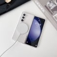 thumbnail image 2 of Magnetic Clear Case for Samsung Galaxy Z Fold 4 [Compatible with MagSafe] [Hinge protection] Crystal Cute Shockproof Transparent Hard PC Protective Slim Phone Cover for Women Men,Clear, 2 of 14