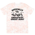 thumbnail image 3 of Inktastic Officially the World's Greatest Great Aunt T-Shirt, 3 of 5