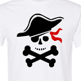 thumbnail image 4 of Inktastic Pirate Skull and Cross Bones T-Shirt, 4 of 5