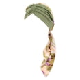 thumbnail image 3 of Bohemian Floral Print Chiffon Headband with Forehead Ruffle and Long Tail for Versatile Boho Hair Accessory for Home and Leisure, 3 of 3