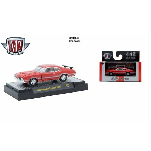 M2 Machines 1:64 Detroit Muscle R90 1970 Oldsmobile Cutlass 442