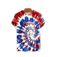 thumbnail image 5 of Momasggi 4th of July T Shirts for Men Fashion Tie Dye Graphic Tees Loose Fit Summer Short Sleeve Crewneck Shirt Independence Day Patriotic T-Shirts Multicolor 3XL, 5 of 5