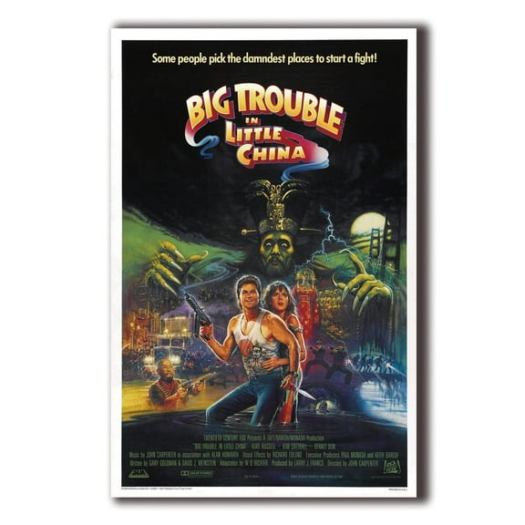 Big Trouble in Little China Movie Poster for Home Decor Wall Art