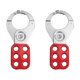 thumbnail image 2 of Industrial Safety Six-hole Lockout Hasp with Red Coating, 2 of 2