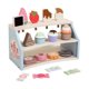thumbnail image 1 of Set de mostrador de helados, juego de actividades educativas, accesorios de cocina de juguete, set de helados de juguete para niños de 2 a 4 años, reg, 1 of 9