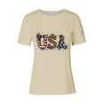 thumbnail image 4 of WREESH Womens USA Shirts 4th of July T-Shirt Patriotic Shirts Breathable Casual Summer Short Sleeve Tee, 4 of 5