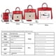 thumbnail image 3 of Women Ladies Handbag First Layer Cowhide Fashion Litchi Pattern Birkin Bag, 3 of 4