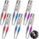 thumbnail image 1 of 6 Pieces Light Tweezers, Stainless Steel Tweezers With Led Light, Makeup Eyelash Eyebrow Hair Removal Tweezers(red, Pink, Dark Blue), 1 of 5
