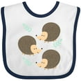 thumbnail image 3 of Inktastic Hedgehog for Girls Girls Baby Bib, 3 of 4