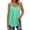 P Green, variant on Womens Ruched Cami Tank Top Thin Strap Loose Fit Sleeveless Summer Casual Blouse Shell Vest Top Lightweight Tee XXXXXXXL