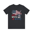 thumbnail image 2 of 4th of July Flag and Terrier Short Sleeve T-Shirt, 2 of 17