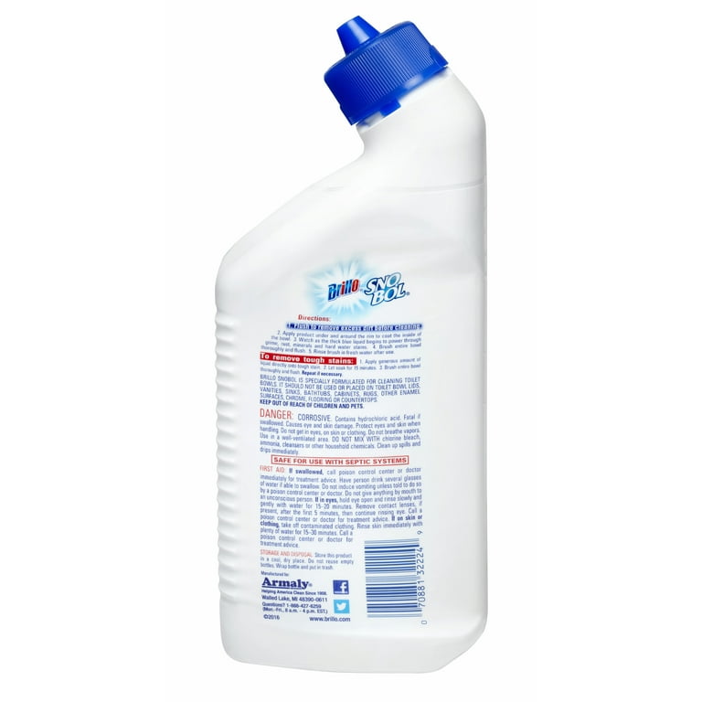 Brillo SnoBol 24 Ounce Toilet Bowl Cleaner - Walmart.com