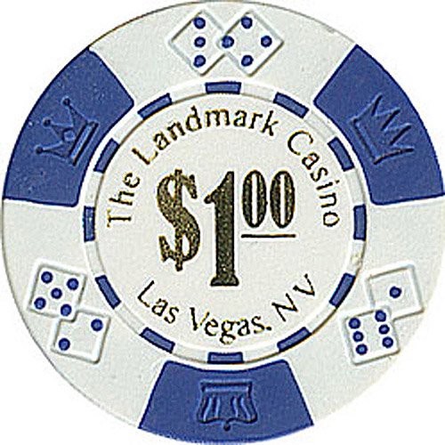 11.5-Gram Landmark Casino Lucky Crown Poker Chips - Walmart.com ...