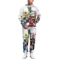thumbnail image 3 of Power Rangers Unisex Adult Sweatsuits Hoodie & Sweatpants Long Sleeve Hooded Sweatshirt Matching Joggers Tracksuit Sets XS, 3 of 9
