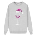 thumbnail image 4 of SJLDQY Family Christmas Pajamas Set Xmas Reindeer Graphic Pullover Sweatshirt for Family Soft Warm Holiday Party Festival Tops for Men Women And Kids, 4 of 4