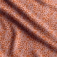 thumbnail image 1 of Soimoi Floral Print,Cotton Poplin, Sewing Fabric Sold by The Yard 42 Inch Wide,Sewing Craft Quilting/Quilt Making Fabric, Orange & White, 1 of 5
