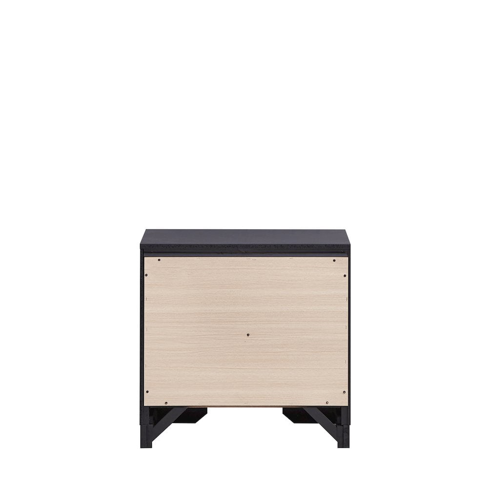 Glory Furniture Liverpool Nightstand in Black Color