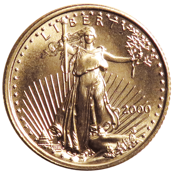 2000 $5 American Gold Eagle 1/10 oz Brilliant Uncirculated