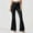 Black, variant on TIANZEN Jeans For Women High Waisted Bottom Jeans Trendy Yoga Pants Stretchy Flare Stretchy Business Casual Pants for Women Loose Fitting Pants for Women Dressy Casual Women Casual Pants Petite
