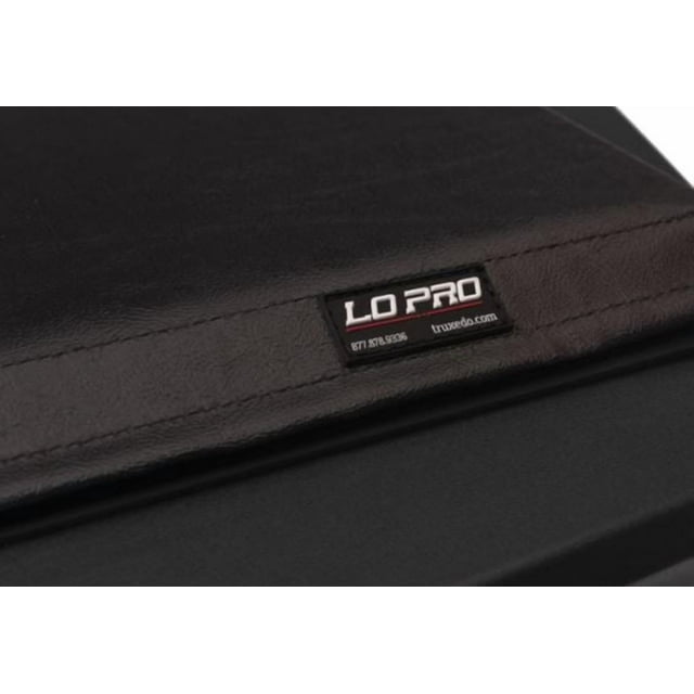 Truxedo Tonneau Cover 559601 Lo Pro QT; Soft Roll-Up Hook And Loop; Lockable Using Tailgate Handle Lock; Black; Vinyl
