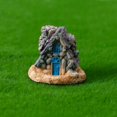 thumbnail image 2 of Tyeign Miniature Resin Stone Fairy House, Vintage Castle Garden Ornament for Micro-Landscape & Moss Terrarium, Tiny Mystic Figurine Gift for Fairy-Garden Lovers, 1 Ornament, 1 Ornament, 2 of 7