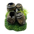 thumbnail image 3 of Decoración de peceras, escondite de peces, plantas acuáticas, casas de , escondite de cuevas de peces para adornos de decoración de acuarios, Yinane Decoraciones de tanques, 3 of 8