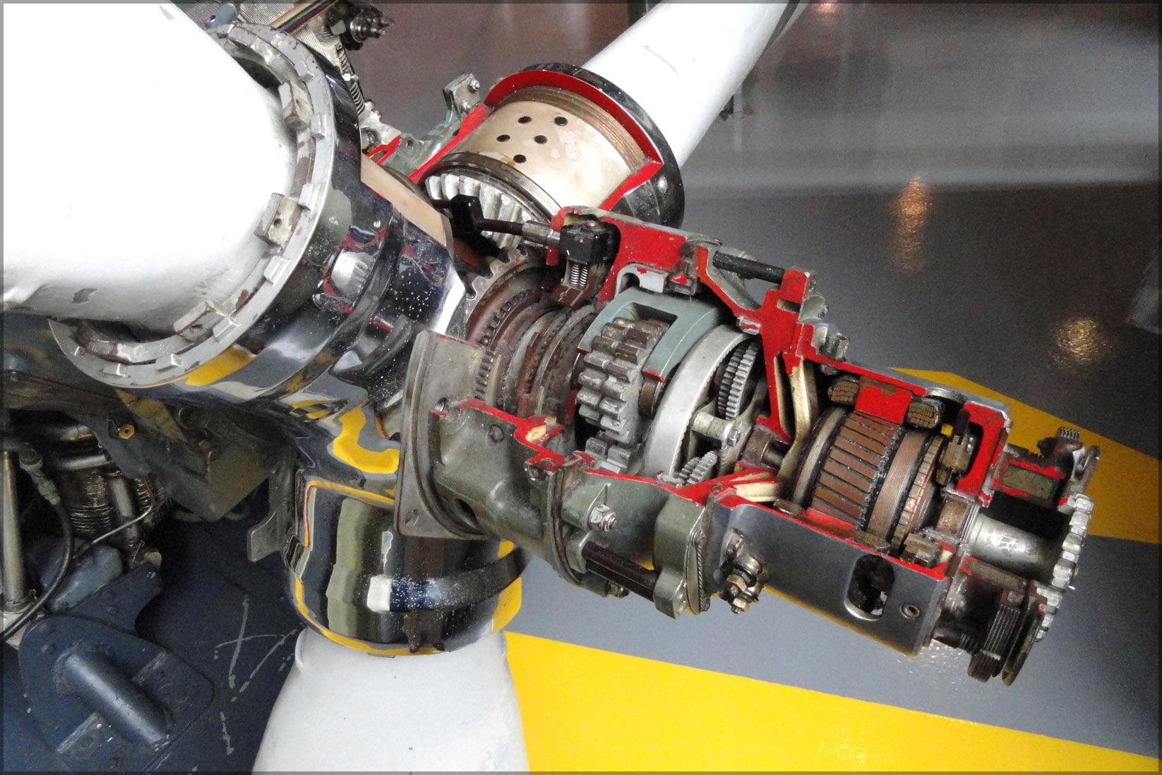 24"x36" Gallery Poster, Aircraft engine Franklin Institute DSC06593