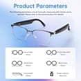 thumbnail image 2 of HBMYN Smart Glasses with Open Ear,Photochromic Lenses,Polarized Sunglasses Bluetooth,Voice Assistant,Mic Speakers for Men Women Bluetooth Glasses,Hands-Free Listening Voice Control(Gold), 2 of 7