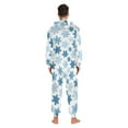 thumbnail image 6 of joogoo Snowflakes Blue Unisex Adults Onesies Pajamas Jumpsuits S, 6 of 7