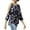 Blue - truenavy, variant on Rachel Roy Womens Split Sleeve Knit Blouse, Blue, Small