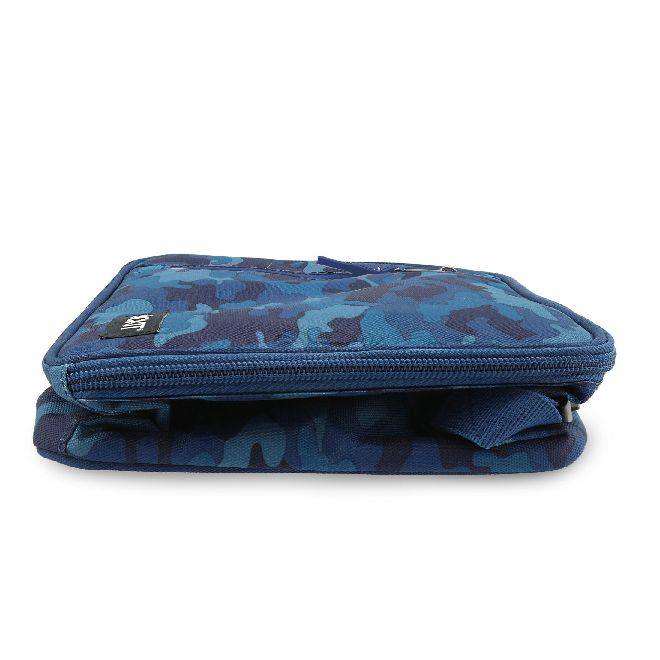 PackIt Freezable Classic Lunch Box, Unisex Blue Camouflage, BPA Free, Non Toxic Polycanvas, Reusable Lunch Boxes, 1 Count