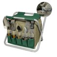 thumbnail image 1 of Bolsa de herramientas, silla, juego de herramientas de jardín, bolsa con asiento plegable, asiento plegable de jardinero con herramientas, 1 of 4