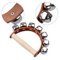 thumbnail image 3 of Handbell Hand Bells with 7pcs Jingle Bells Wood Handle Musical Instrument Toy for  Class, 3 of 7