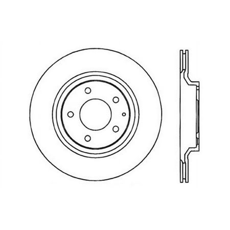 StopTech 128.45072R StopTech Sport Rotors; Drilled; Rear Right;11.89 in. Dia.; 1.69 in. Height; Fits select: 2004-2011 MAZDA RX8