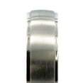 thumbnail image 3 of 7mm Polished Recessed Edges Titanium Wedding Ring Comfort Fit Band, 3 of 5