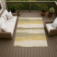 thumbnail image 3 of Addison Rugs Chantille Indoor/Outdoor Transitional Waves Gold Machine Washable Rectangle Rug, 10' x 14', 3 of 8