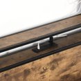 thumbnail image 6 of Full Bed Frame, Storage Headboard with Charging Station, Solid and Stable Platform Bed Frame with Noise Free, No Box Spring Needed, Easy Assembly, Black+Brown, 6 of 9