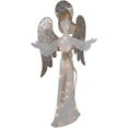 thumbnail image 4 of Northlight 49.25" LED Lighted White and Gold Angel Christmas Decoration, 4 of 7