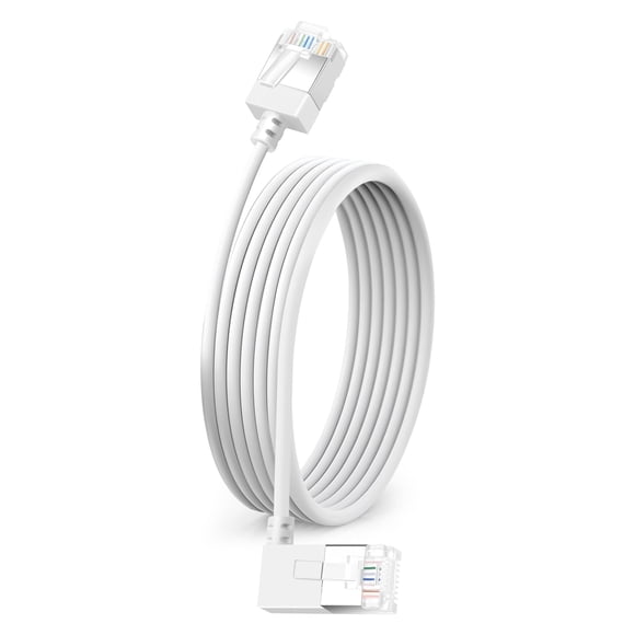 Cable Ethernet Dutevolns Flexible Cat 6, 90°, ángulo recto, 4,5 m